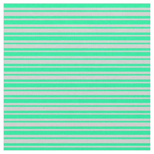 緑と明るいグレーの線のパターン ファブリック (クローズアップ)