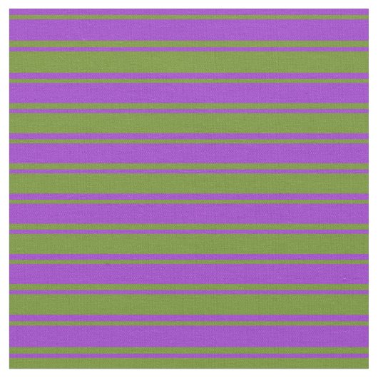 緑と暗い蘭の色の線 ファブリック (クローズアップ)