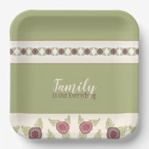 緑と梅のピンク