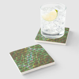 緑と汚れ、傷と壁効果 ストーンコースター