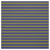 緑と濃い青の線 ファブリック (見本)