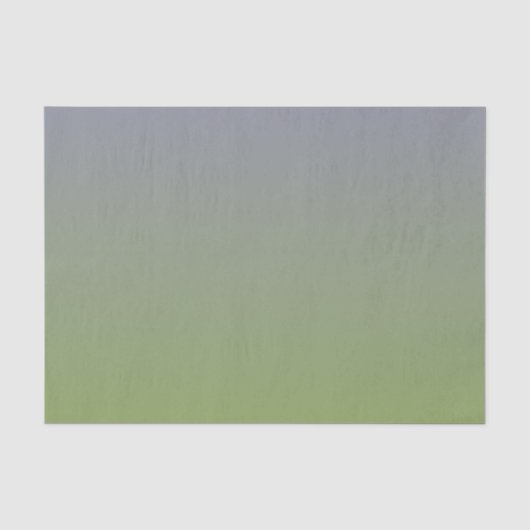 緑と灰色のグラデーションの色 薄葉紙 (正面)