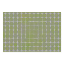 緑と灰色の幾何学的な折り返し紙シート