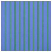 緑と王室の青の線 ファブリック (見本)