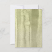 緑と白あじさい結婚式RSVP 出欠カード (裏面)