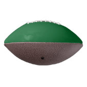 緑と白のカスタム アメリカンフットボール (回転270)