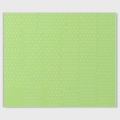 緑と白のクリスマス ラッピングペーパー (フラット)