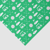 緑と白のゴルフアイコン 薄葉紙 (詳細)