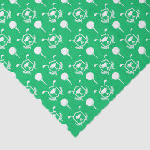 緑と白のゴルフアイコン 薄葉紙 (詳細)