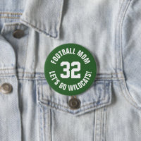 緑と白のサッカーマママージャージー番号