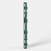 緑と白のスクロールワーク柄 Case-Mate iPhon iPhoneケース (右側面)