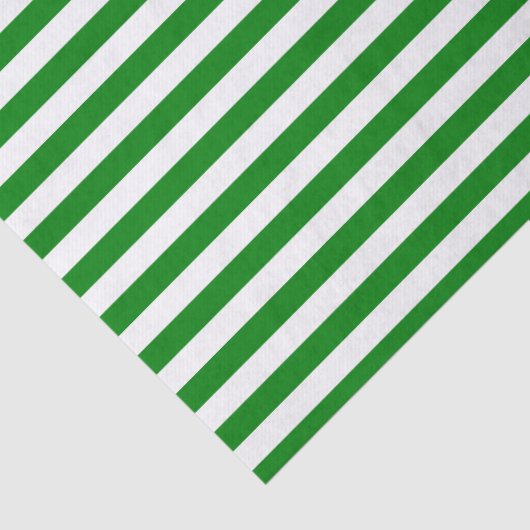 緑と白のストライプのクリスマスまたはすべての行事 薄葉紙 (詳細)
