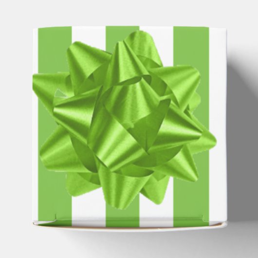 緑と白のストライプ フェイバーボックス (上部)