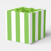 緑と白のストライプ フェイバーボックス (裏面サイド)