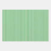 緑と白のストライプ ラッピングペーパーシート (正面3)