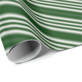 緑と白のストライプ ラッピングペーパー (ロールコーナー)
