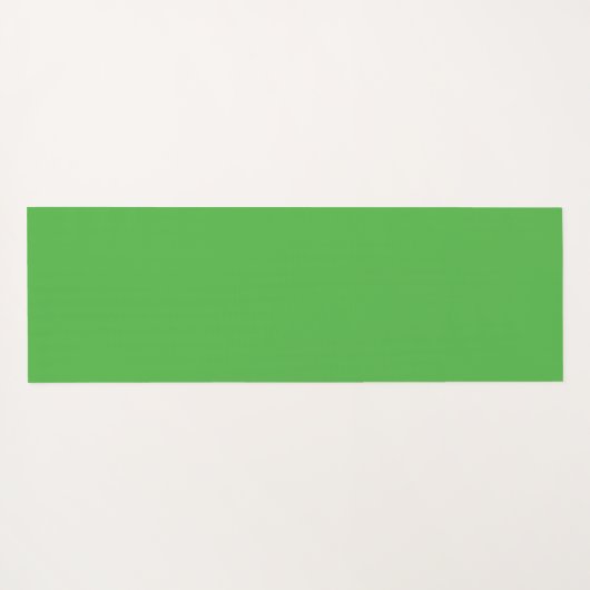 緑と白のゼブラのパターンストライプヨガマット ヨガマット (裏面(横))