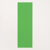 緑と白のゼブラのパターンストライプヨガマット ヨガマット (裏面)