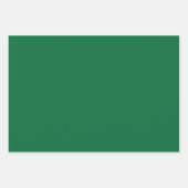 緑と白のタイルパターン ラッピングペーパーシート (正面2)