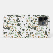緑と白のテラゾミニマルモダン Case-Mate iPhoneケース (裏面(横))
