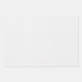 緑と白のハッピーホリデーズグリーティングウィッシュ ラッピングペーパーシート (正面2)