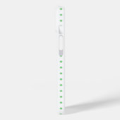 緑と白のパターン Case-Mate iPhoneケース (裏面 / 左)