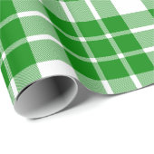 緑と白のプライド|大きいパターン| ラッピングペーパー (ロールコーナー)