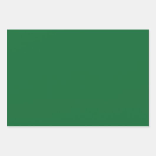 緑と白のメリークリスマスタイポグラフィギフト ラッピングペーパーシート