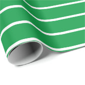 緑と白のラッストライプのピング紙 ラッピングペーパー (ロールコーナー)