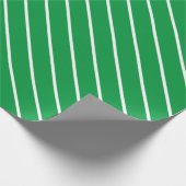 緑と白のラッストライプのピング紙 ラッピングペーパー (角)