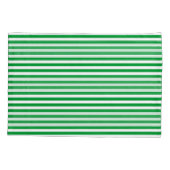 緑と白のヴィンテージ薄ストライプい 枕カバー (裏面-左)