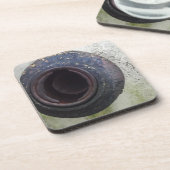 緑と白のヴィンテージ・トラック・ガス コースター (左側)