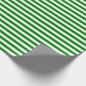 緑と白の中ストライプ色包装紙 ラッピングペーパー (角)