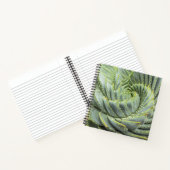 緑と白の多肉果 ノートブック (内部)