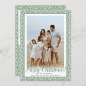 緑と白の大千年カスタム間写真 シーズンカード (正面/裏面)