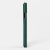 緑と白の大学カラー Case-Mate iPhoneケース (裏面/右)