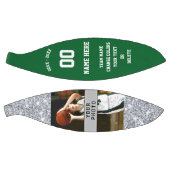 緑と白の女子バスパーソナライズされたケットボール バスケットボール