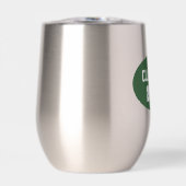 緑と白の学校の色のクラス年 (正面)