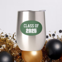 緑と白の学校の色のクラス年