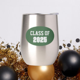 緑と白の学校の色のクラス年