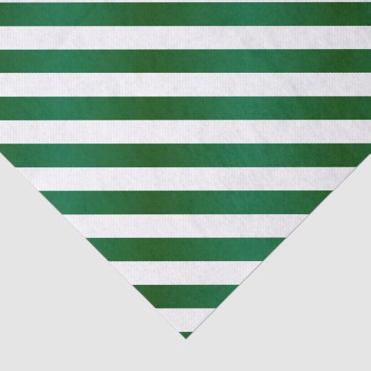 緑と白の対角線のストライプ 薄葉紙 (詳細)