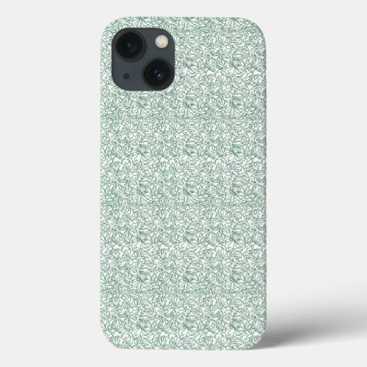 緑と白の小さな背離れ景 Case-Mate iPhoneケース (裏面)