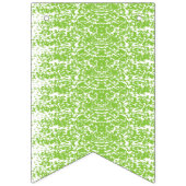 緑と白の抽象的な背景 バンティングフラッグ (第3の旗)