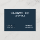 緑と白の抽象芸術パターン 名刺 (裏面)