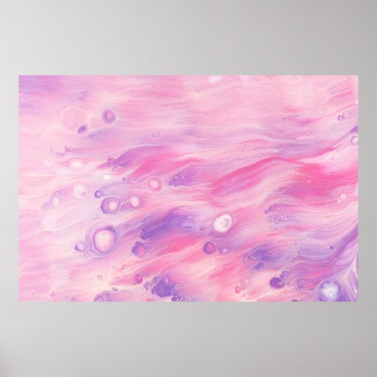 緑と白の抽象芸術絵画の ポスター (正面)