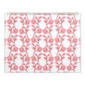 緑と白の抽象芸術背景 カレンダー (カバー)