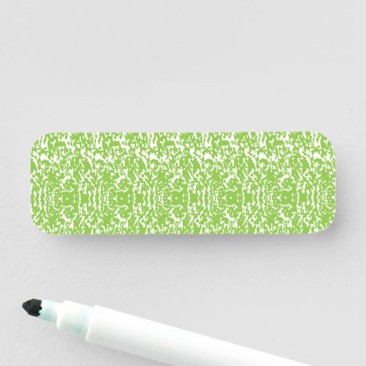 緑と白の抽象芸術背景 名札 (インサイチュ)