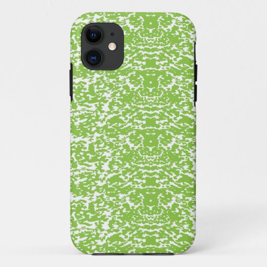 緑と白の抽象芸術背景 Case-Mate iPhoneケース (裏面)
