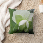 緑と白の枕～オリジナルの高解像度の写真 クッション (ブランケット)