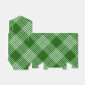 緑と白の格子縞 フェイバーボックス (折り畳みなし)